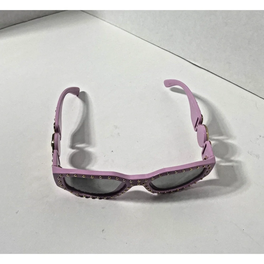 Unbranded Medusa Pink Studded Fashion Sunglasses